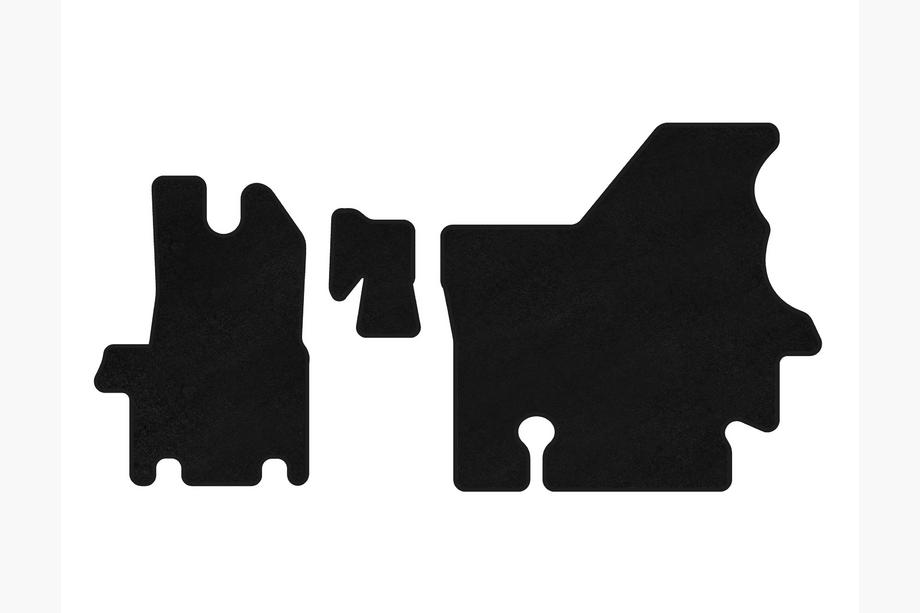 Renault Master 1998-2010 Textil Fußmatten Premium (1998-2003, schwarz) Image