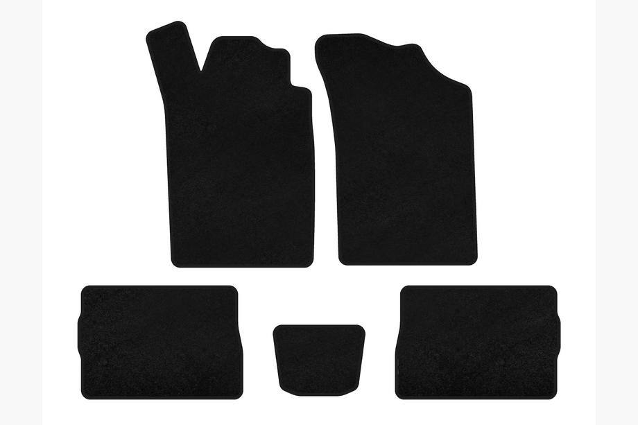 Renault Symbol 1999-2008 Textil-Fußmatten Premium (SD, Schwarz) Image