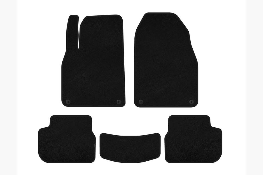 Saab 9-3 2002-2014 Textil Fußmatten Premium (schwarz) Image