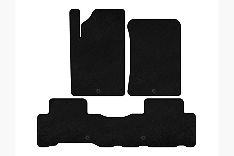 SsangYong Rexton II 2017- Textil Fußmatten Premium (schwarz) Image
