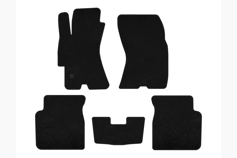 Subaru Outback 2005-2009 Textil Fußmatten Premium (Schwarz) Image