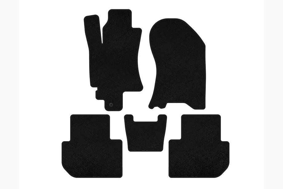 Subaru Tribeca 2005-2014 Textil Fußmatten Premium (Schwarz) Image