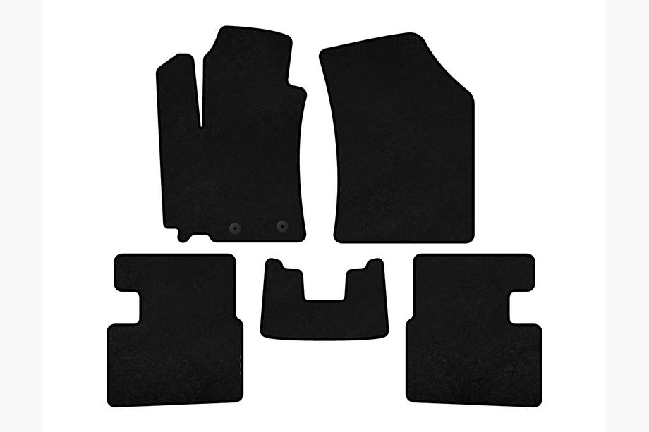 Suzuki Swift 2010-2017 Textil Fußmatten Premium (HB, 5-türig, Schwarz) Image