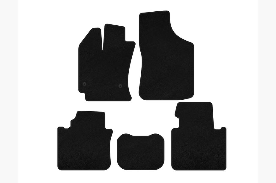 Toyota Venza 2008-2017 Textil Fußmatten Premium (Schwarz) Image