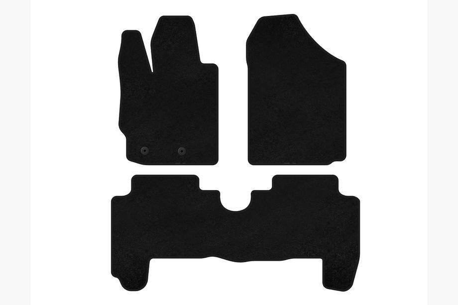 Toyota Yaris 2006-2011 Textil Fußmatten Premium (HB, 5-türig, Schwarz) Image