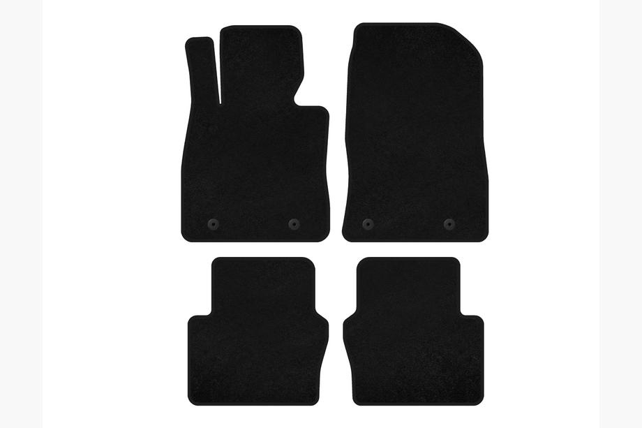 Toyota Yaris 2010-2020 Textil Fußmatten Premium (Elektro, 2017-2020, SD, Schwarz) Image