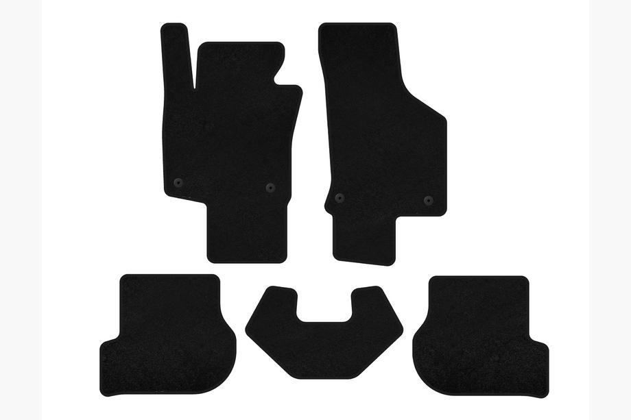 Volkswagen Scirocco 2008-2017 Textil Fußmatten Premium (HB, 3-Türer, Schwarz) Image