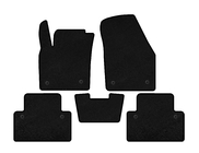 Volvo C30 2006-2012 Textil Fußmatten Premium (HB, 3-Türer, Schwarz) Foto 1