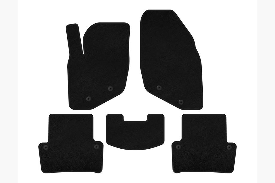 Volvo XC70 2000-2007 Textil Fußmatten Premium (Schwarz) Image