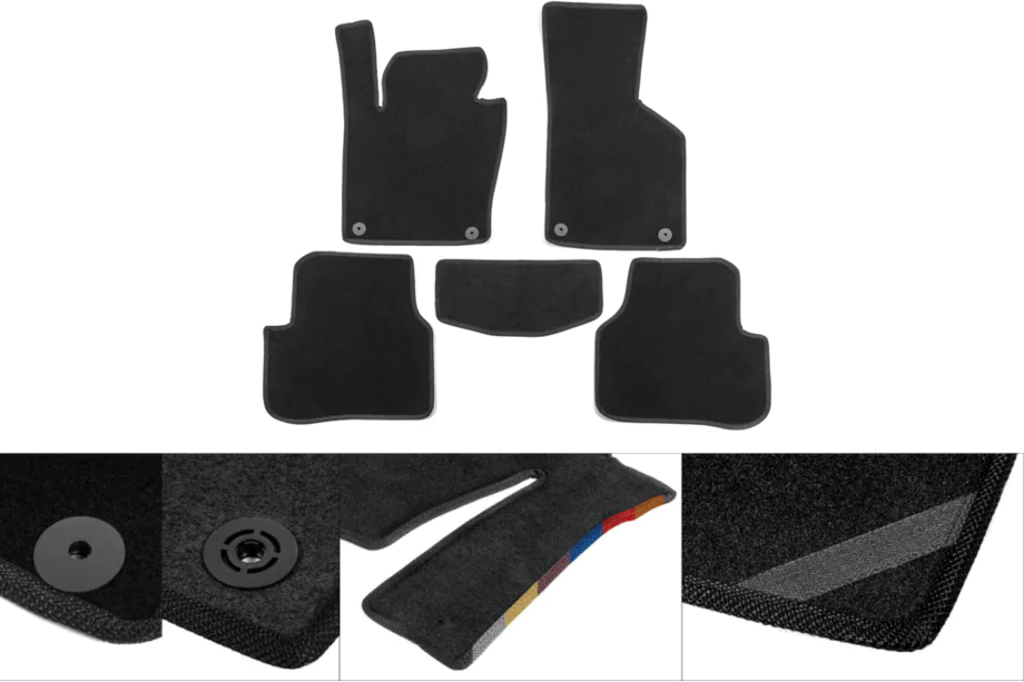 Hongqi E-HS9 2020- Textil Fußmatten Classic (schwarz) Image