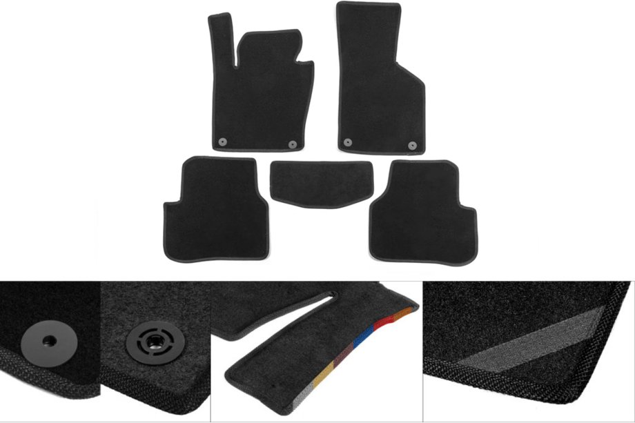 Range Rover Evoque 2012-2018 Textil Fußmatten Classic (Schwarz) Image