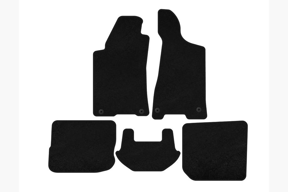 Audi 80/90 1987-1996 Textil-Fußmatten Classic (1991-1996, Sedan, Schwarz) Image