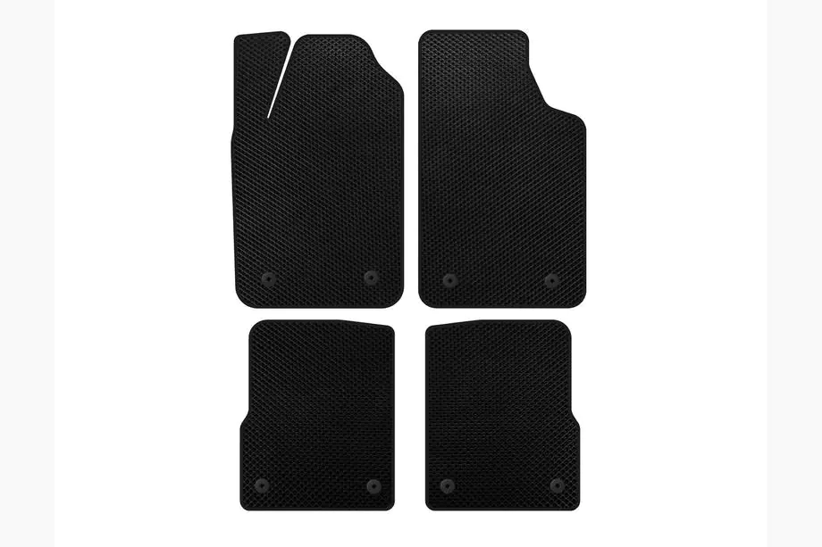 Audi A2 1999-2005 Textil Fußmatten Classic (HB, Schwarz) Image
