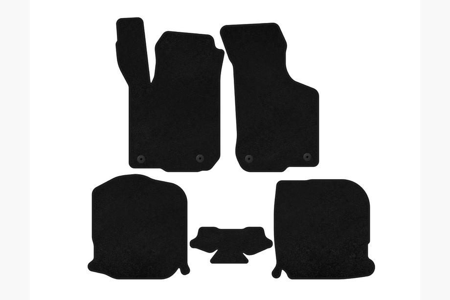 Audi A3 1996-2003 Textil Fußmatten Classic (HB, 3-Türer, Schwarz) Image
