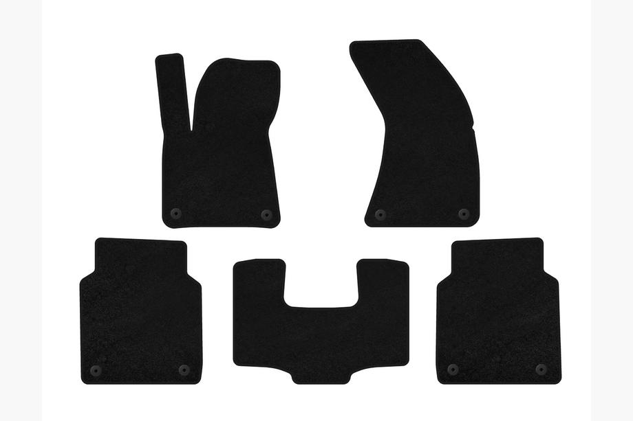 Audi A8 2010-2018 Textil Fußmatten Classic (Long, Schwarz) Image