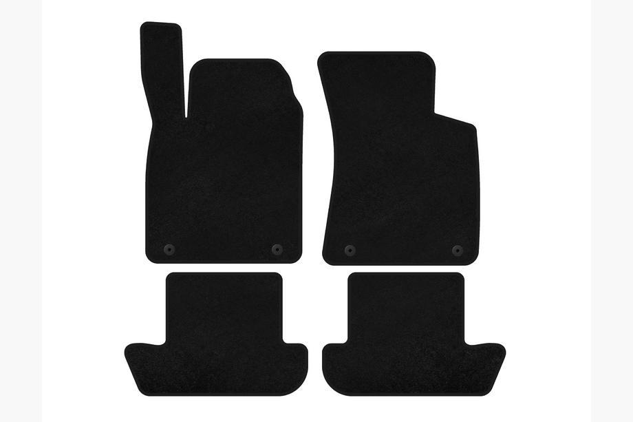 Audi TT 1998-2006 Textil Fußmatten Classic (Coupé, Schwarz) Image