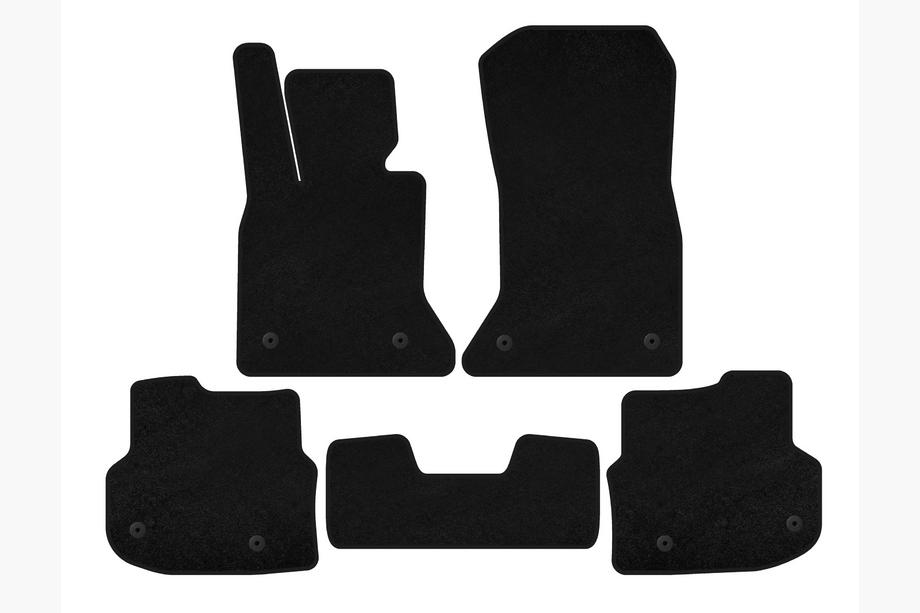 BMW 5 Series F10/F11 2010–2016 Textil Fußmatten Classic (2010-2013, Schwarz) Foto 1