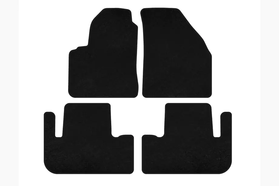 Chevrolet Tacuma/Rezzo 2000-2008 Textil Fußmatten Classic (Schwarz) Image