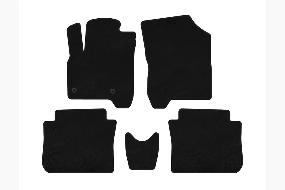 Citroen C-3 Picasso 2010-2017 Textil Fußmatten Classic (Schwarz) Image