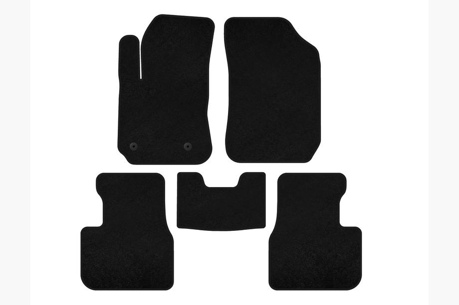 Citroen Cactus 2014-2020 Textil Fußmatten Classic (Schwarz) Image