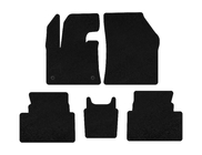 Citroen C5 Aircross 2017-2025 Textil Fußmatten Classic (Boden Gaspedal, Schwarz) Foto 2