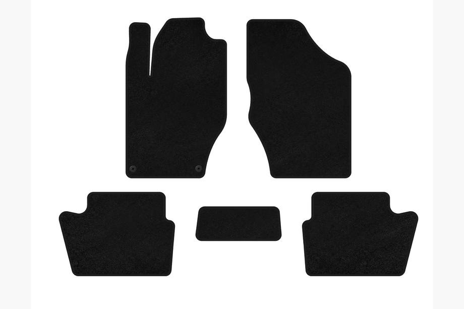 Citroen DS-4 2010-2015 Textil Fußmatten Classic (HB, Vor Facelift, Schwarz) Image