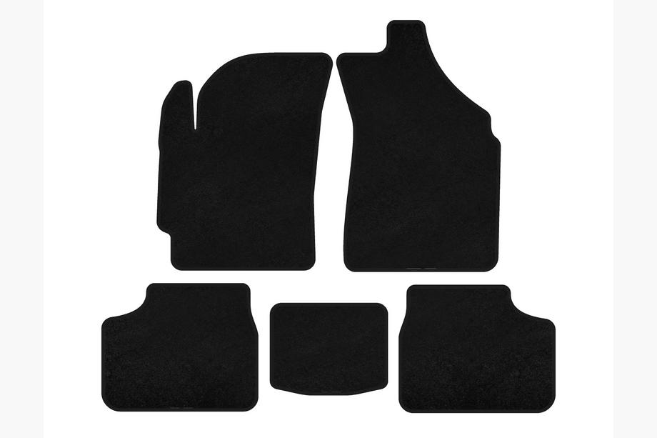 Daewoo Matiz 1998-2008 Textil Fußmatten Classic (Schwarz) Image