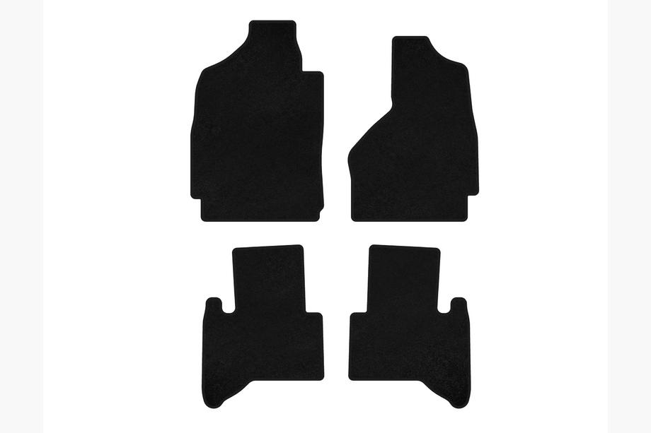 Dodge RAM (DR/DH/D1/DC/DM) 2002–2009 Textil Fußmatten Classic (2002-2009, Schwarz) Image