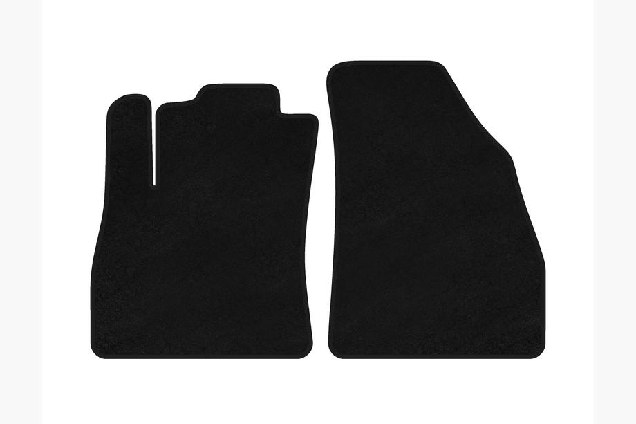 Fiat Fiorino/Qubo 2008-2024 Vordere Textil-Fußmatten Classic (Schwarz) Image