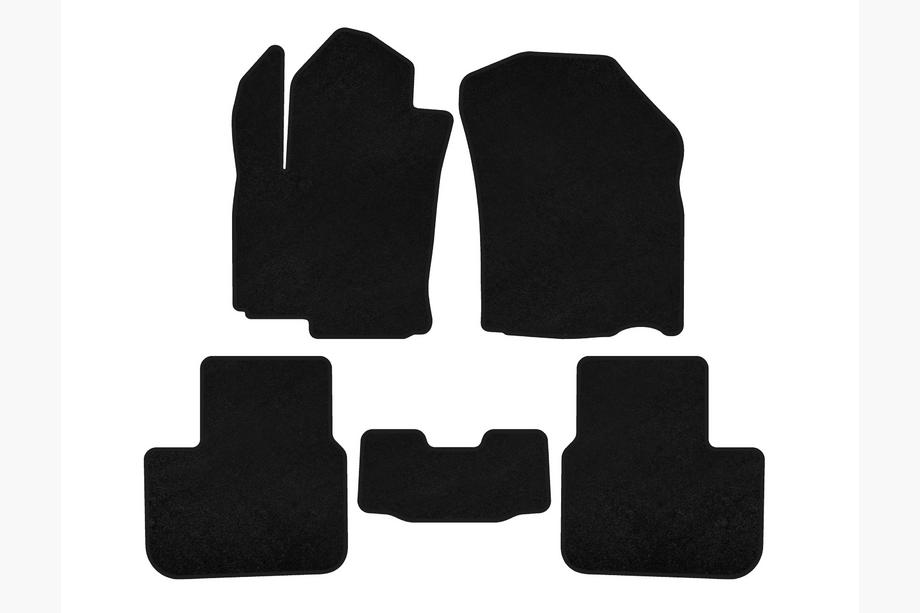Fiat Sedici 2006-2014 Textil Fußmatten Classic (HB, Schwarz) Image