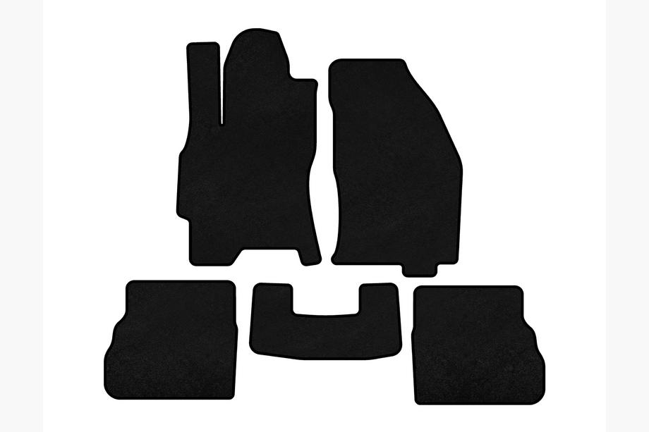 Ford Mondeo 1996-2001 Textil-Fußmatten Classic (SD, Schwarz) Image