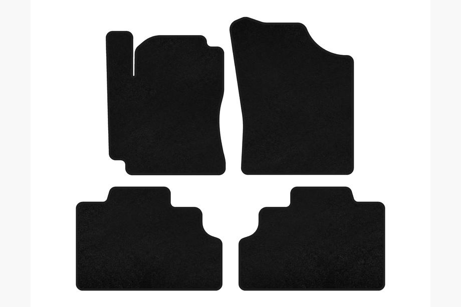 Geely CK-2 2008-2016 Textil-Fußmatten Classic (SD, Schwarz) Image