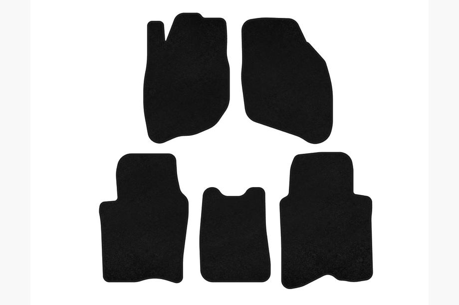 Honda City 2002-2008 Textil-Fußmatten Classic (SD, Schwarz) Image