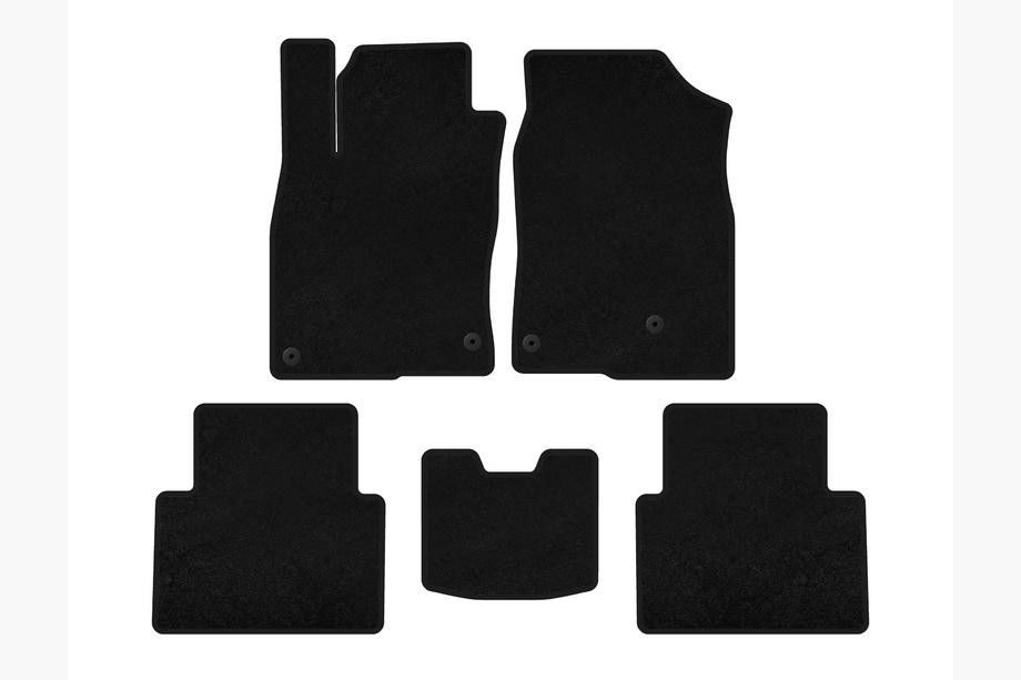 Honda Civic Sedan X 2016-2021 Textil-Fußmatten Classic (SD, Schwarz) Image