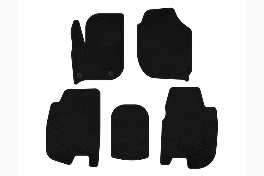 Honda FIT/Jazz 2014–2020 Textil Fußmatten Classic (HB, Schwarz) Image