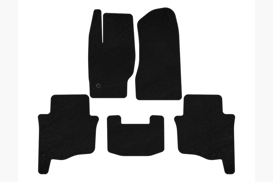 Jeep Grand Cherokee WK 2004-2010 Textil Fußmatten Classic (Schwarz) Image