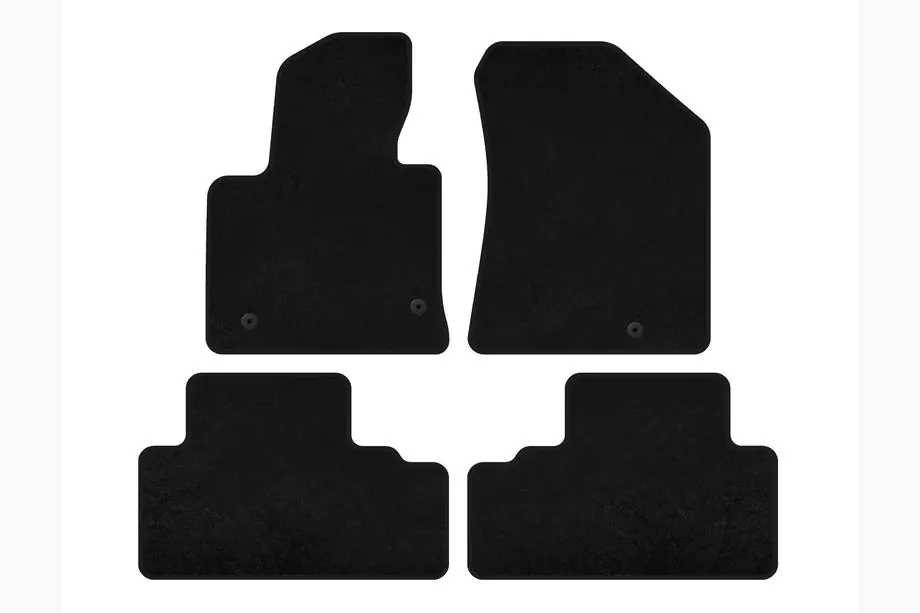 Kia Carens 2012- Textil Fußmatten Classic (schwarz) Image