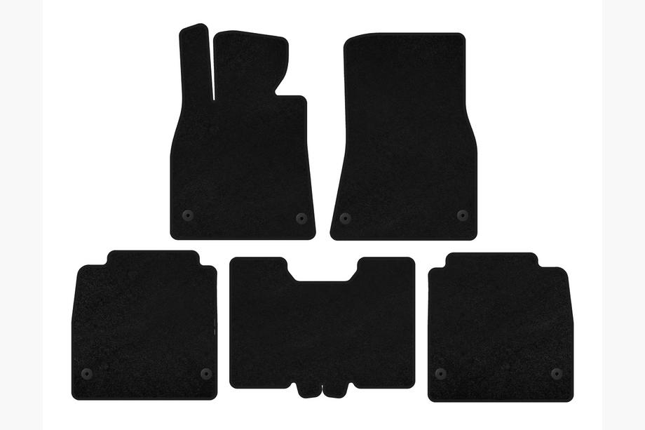Lexus LS 2007-2017 Textil Fußmatten Classic (2007-2010, SD, Langversion, Schwarz) Image