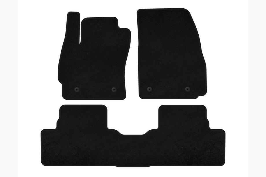 Mazda 5 2010-2018 Textil Fußmatten Classic (2 Reihen, schwarz) Image