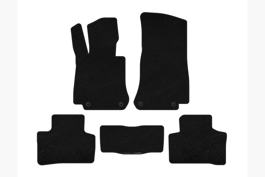 Mercedes EQC 2019-2023 Textil Fußmatten Classic (Schwarz) Image