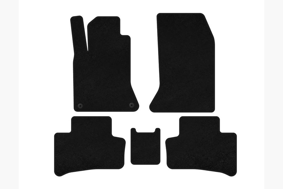 Mercedes B-class W246 2011-2018 Textil Fußmatten Classic (2011-2015, Elektro, Schwarz) Image
