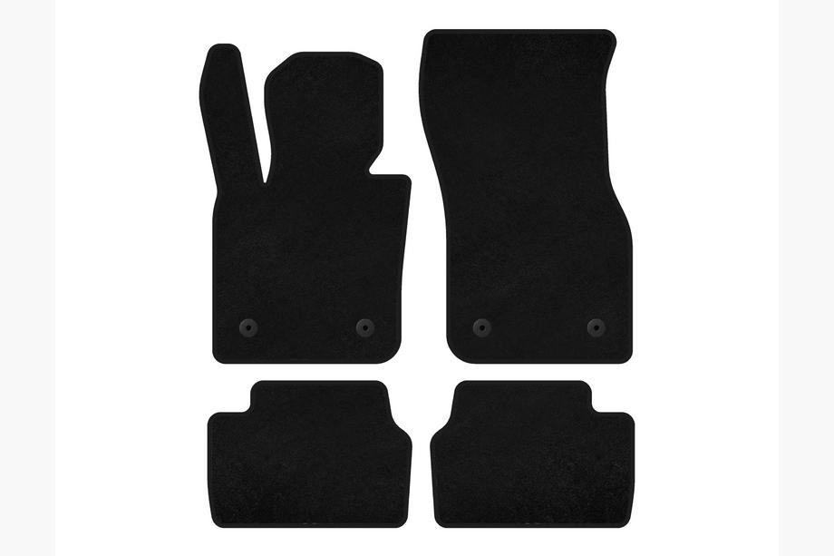 Mini Cooper F55/56/57 2014-2023 Textil Fußmatten Classic (für F55, 5-türig, Schwarz) Image