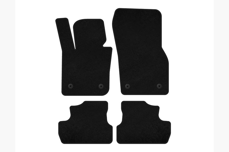 Mini Cooper F55/56/57 2014-2023 Textil Fußmatten Classic (für S F56, Schwarz) Image