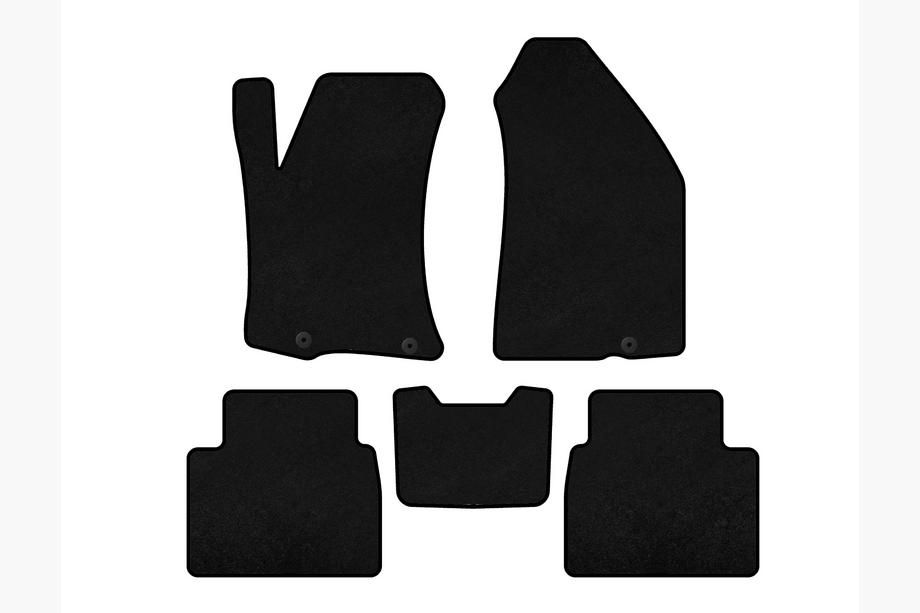 Nissan Altima 2012-2018 Textil-Fußmatten Classic (SD, Schwarz) Image
