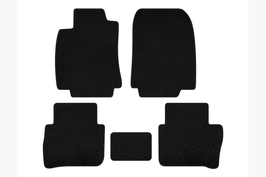 Nissan Tiida 2011-2014 Textil Fußmatten Classic (HB, Schwarz) Image