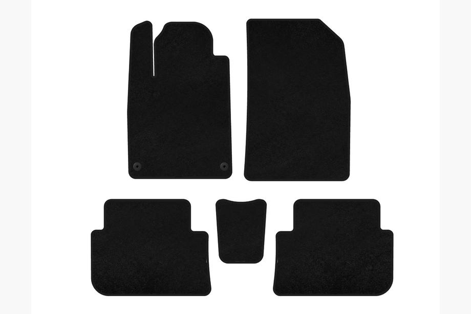 Peugeot 407 2004-2011 Textil-Fußmatten Classic (SD, Schwarz) Image