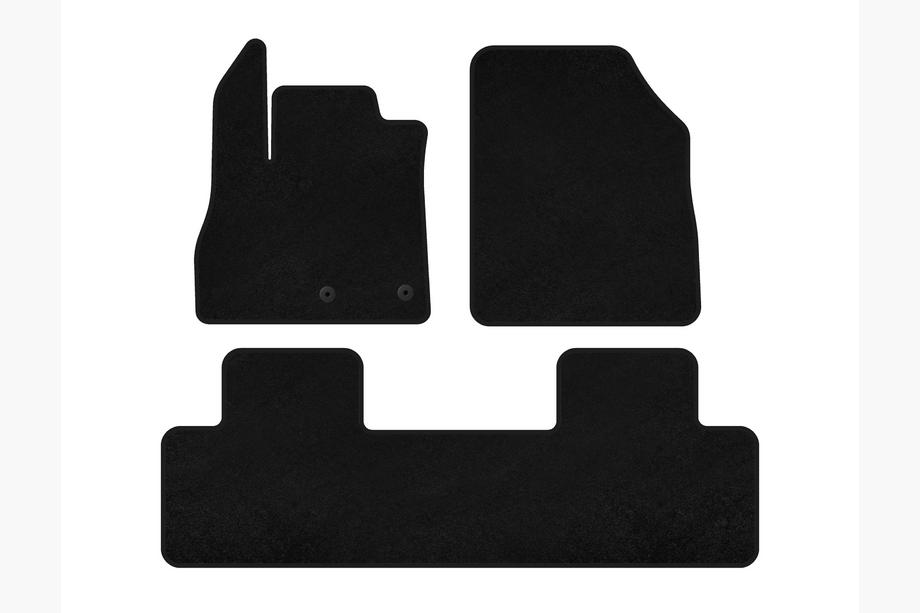 Renault Scenic/Grand 2016–2025 Textil Fußmatten Classic (5-Sitzer, Schwarz) Image