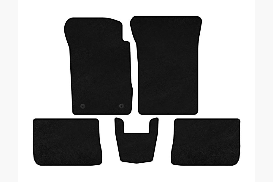 Renault Symbol 2008-2013 Textil-Fußmatten Classic (SD, Schwarz) Image
