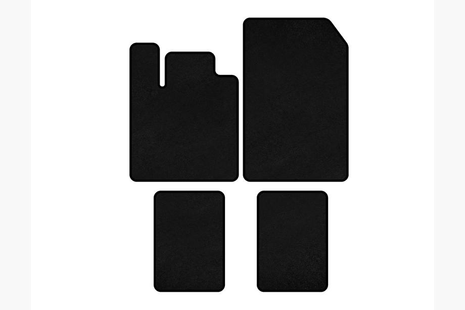 Renault Twingo 2007-2014 Textil Fußmatten Classic (schwarz) Image