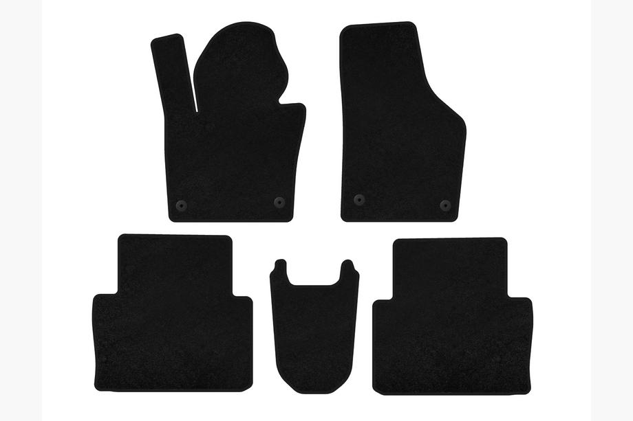 Seat Alhambra 2010- Textil Fußmatten Classic (2015+, Schwarz) Image